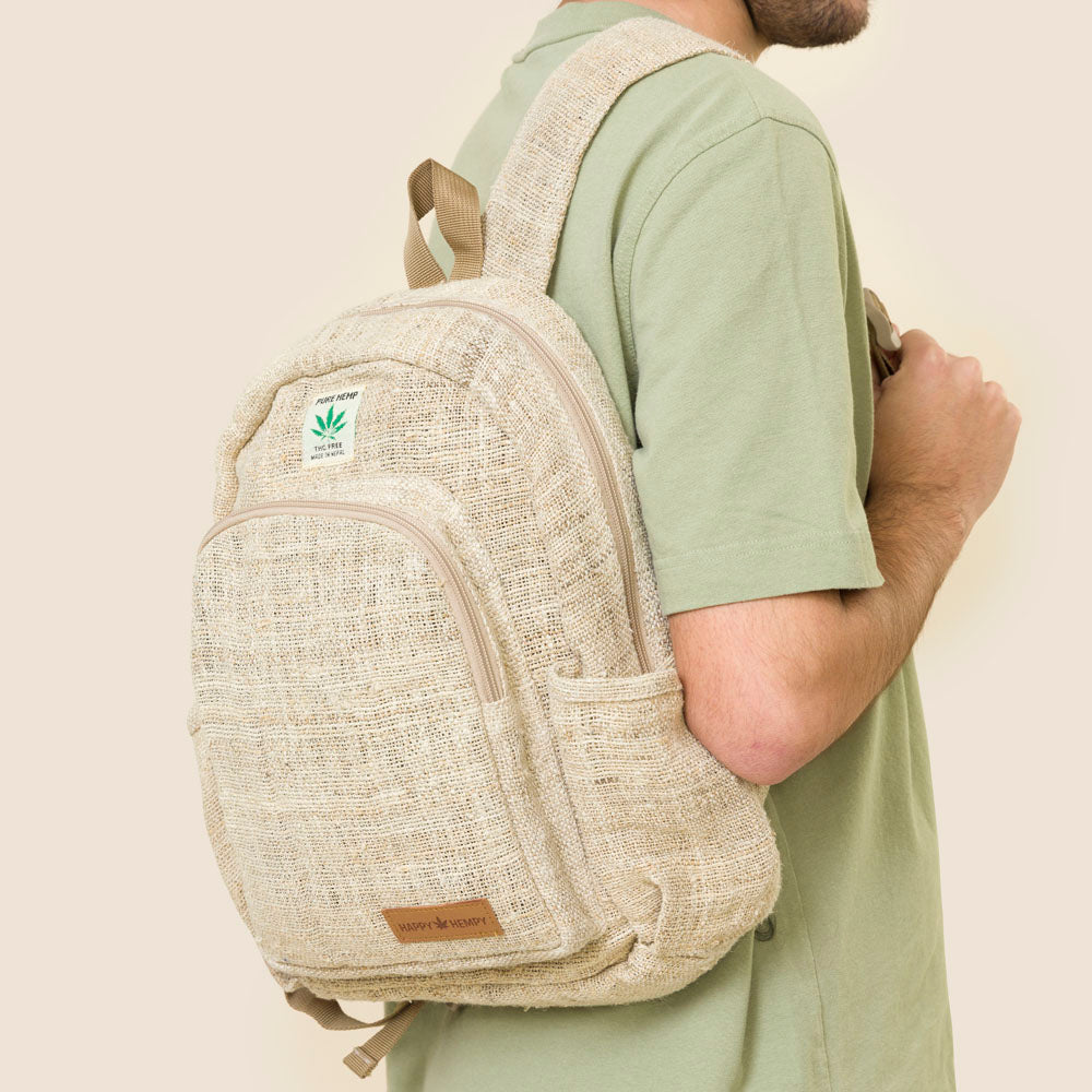 Mini Hemp Backpack - Eco Friendly Vegan Backpack