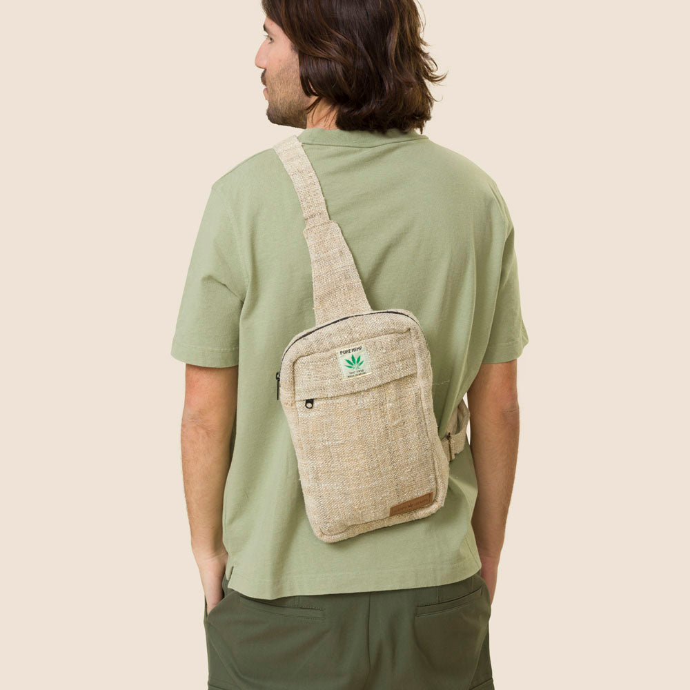 Hemp discount sling bags